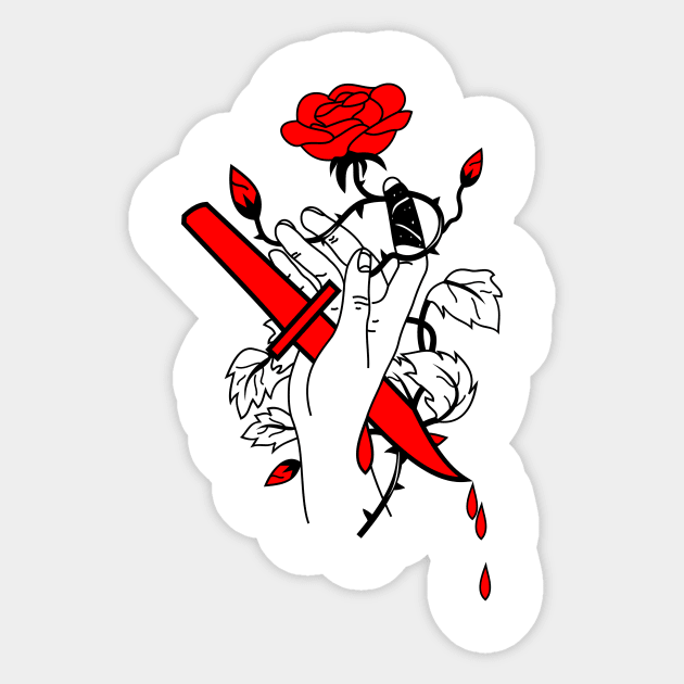 Love is blind Sticker by Brlxyzz